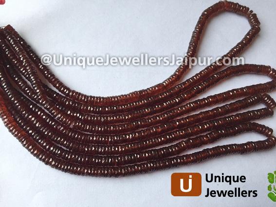 Spessartite Fac German Cut Beads